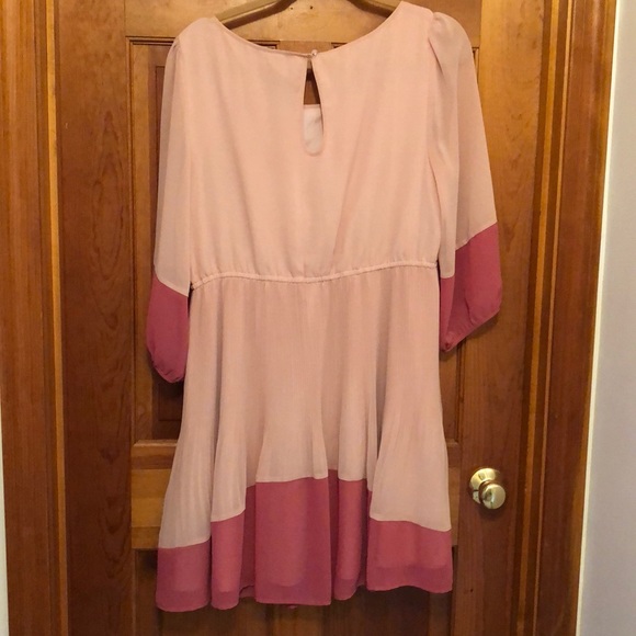 LC Lauren Conrad Pink Dress peach color - Picture 4 of 4